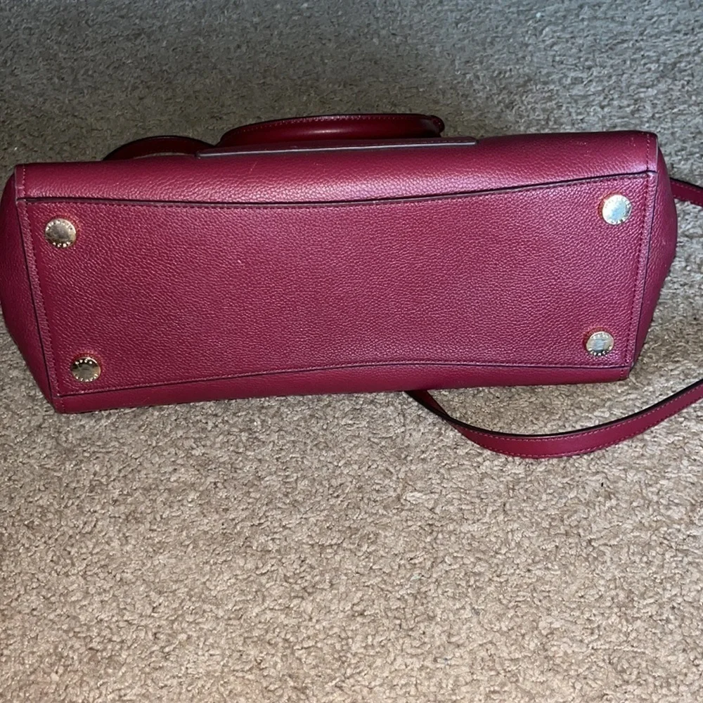 Michael Kors Hayes large leather satchel crossbody